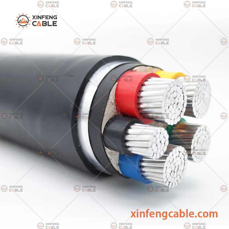 35mm 50mm 95mm 120mm 150mm 185mm 240mm XLPE Swa PVC Power Supply Cable 4 Core Armoured Cable