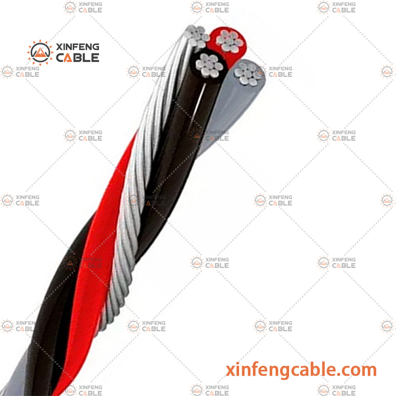 4/0-4/0-4/0-4/0 Câble de service en aluminium quadruplex Appaloosa