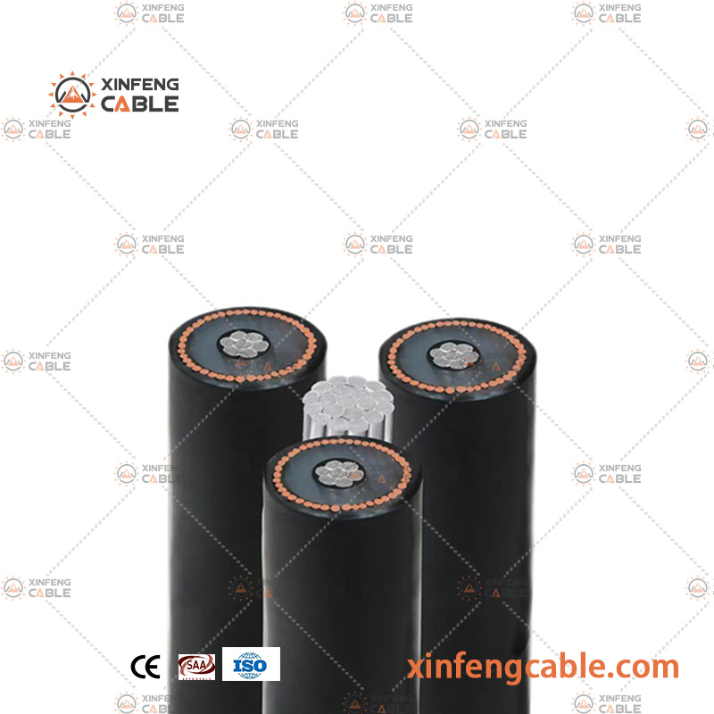 6.35/11kv Al / XLPE / PVC Overhead Insulated Cable ABC Cable AS/NZS 3599.1 Standard
