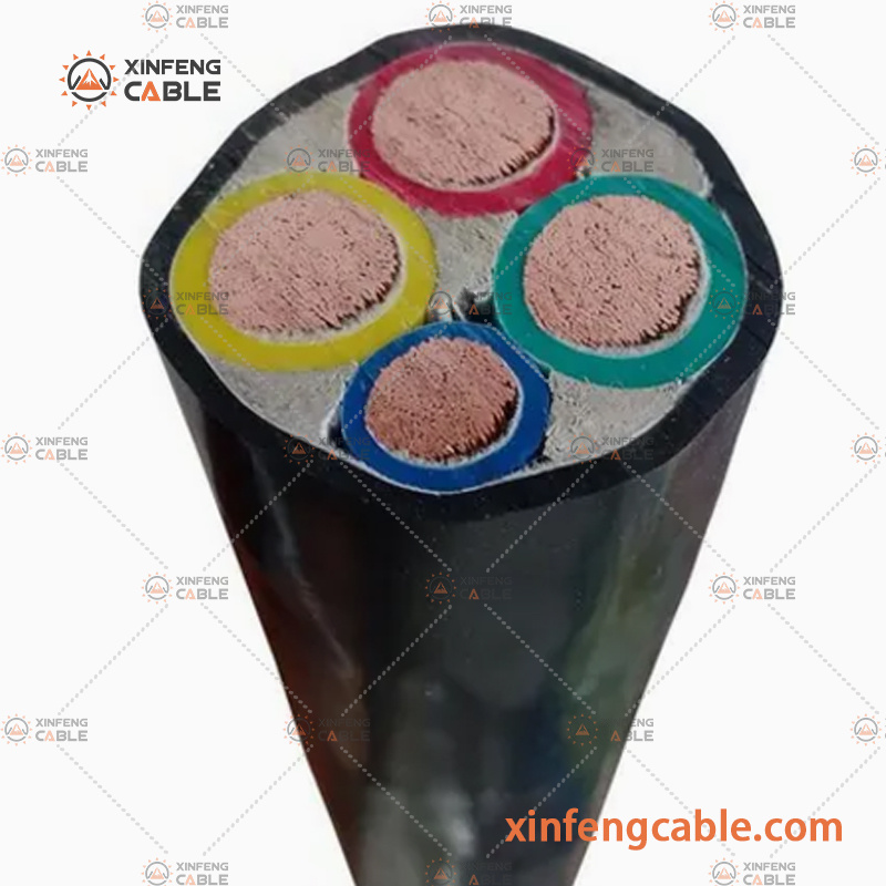 600/1000V Cabo Condutor Flexível Cu/XLPE/PVC RV-K 3X1.5 3X2.5 3X4 mm2