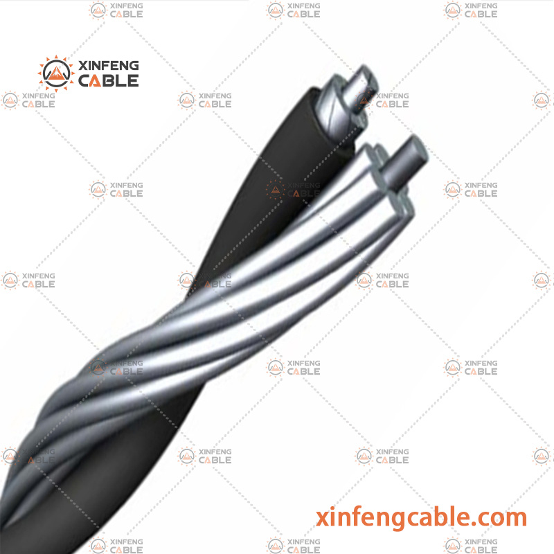 600/1kv Câble de transmission aérien à câbles groupés isolés en XLPE à prix bas