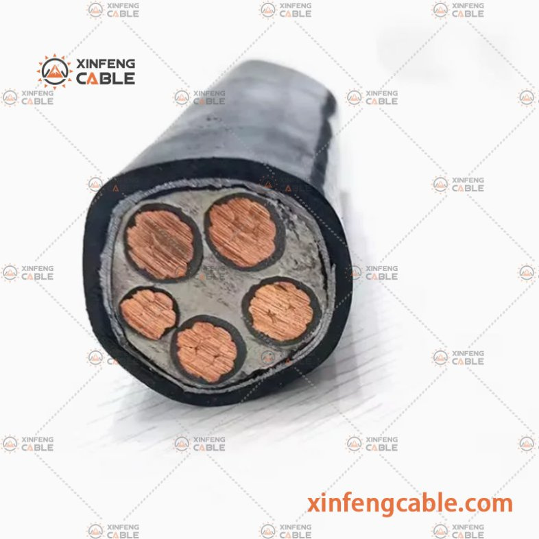 600V JIS Standard CVT CV 3 Core Copper Power Cable