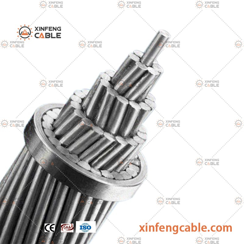 AAAC Flint 740.8 AWG 37/3.59 Fils en alliage d′aluminium toronnés conducteurs nus