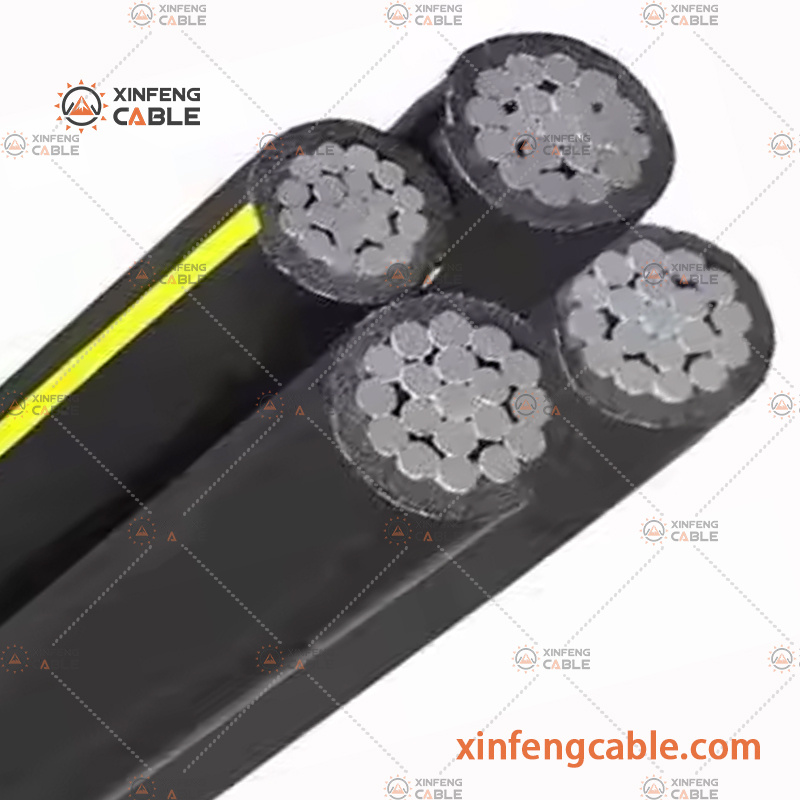 Chine Câble aérien bunched en aluminium ou alliage d′aluminium avec isolation XLPE conforme aux normes NFC/IEC/ANSI/GB, câbles électriques de haute qualité fabrication et fournisseur