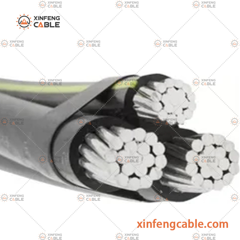 ABC Overhead Service Wire Triplex 3 Phase Aluminium Power Aerial Bundled Cable