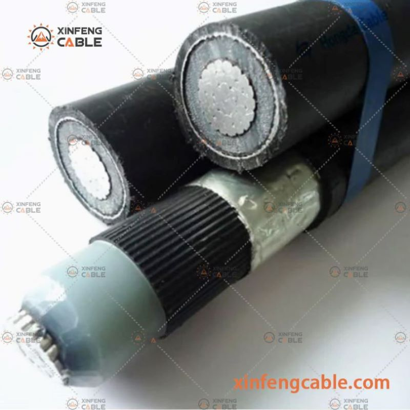 Aluminium Conductor Overhead Insulated 3X35 3X50 Aerial Bundle ABC Medium Voltage Cable