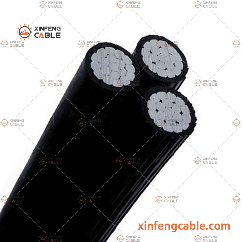 Aluminium Core XLPE Insulated Aerial Bundled Overhead ABC Wire Service Drop Power Cable