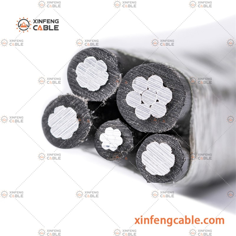 Aluminium Triplex Wire 16 mm XLPE Insulated ABC Overhead Cable