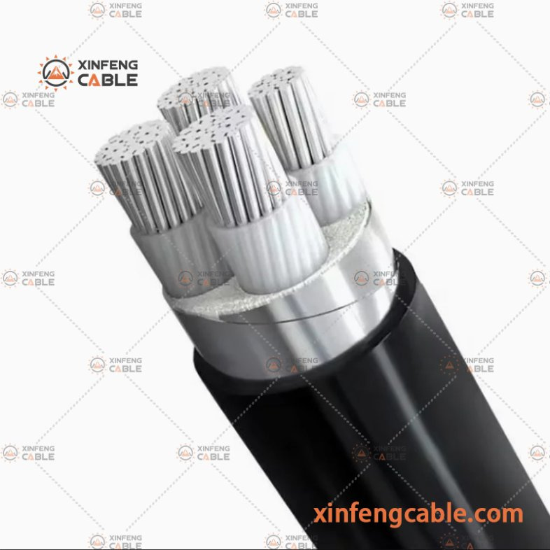 Aluminum Conductor XLPE Insulation Hffr Sheath Axq/Txxi Power Cable