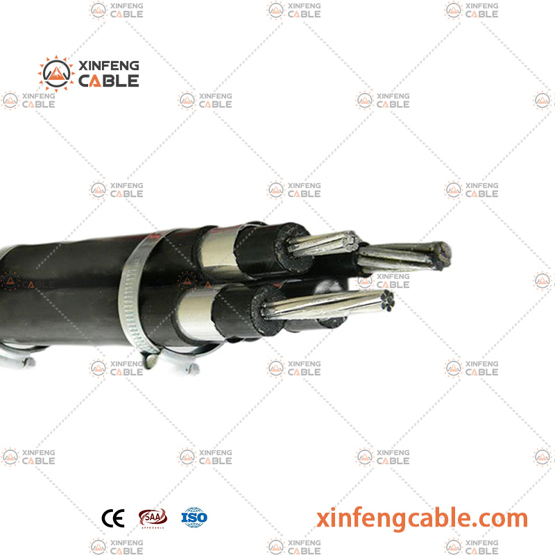 Aluminum PVC Sheath Cable Hn33s23 3X240 mm Alu 18 / 30kv Cable