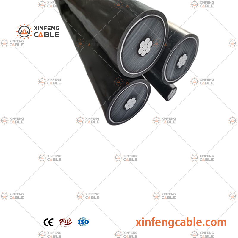 Câble d′espacement de surface Asc 185mm2 33kv 3 Couche Scpe XLPE HDPE