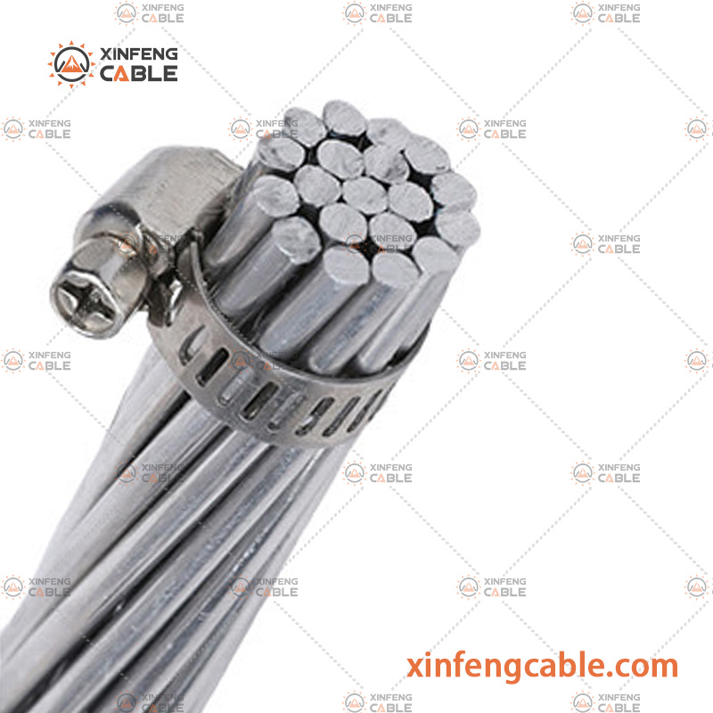 Conducteur nu norme ASTM Jessamine 1750AWG AAC conducteur de ligne de transmission aérienne