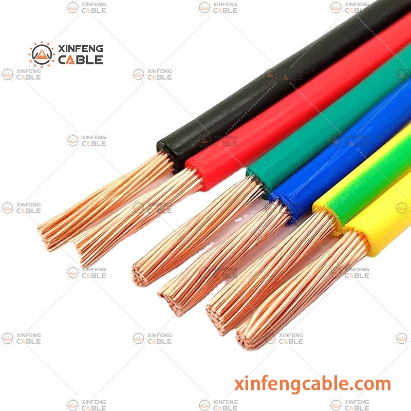 Copper Cable 1.5 2.5 4 6 10mm House Wiring Electrical Cable Copper Single Core PVC Wire