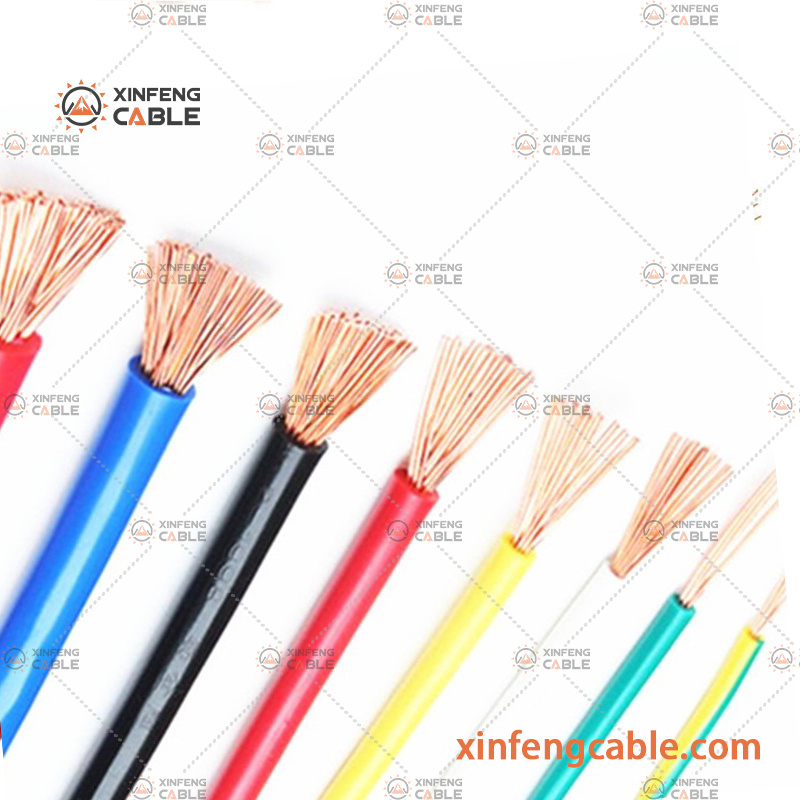 Copper Conductor PVC Insulated Flexible Electric Wire Household Power Cable