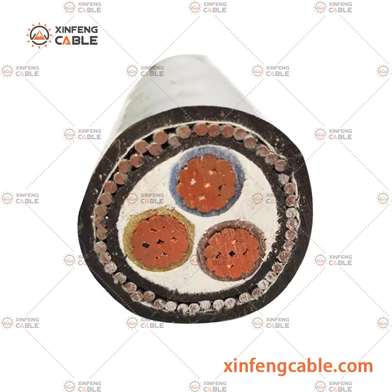 Chine Câble d′alimentation armé Swa avec isolation XLPE et gaine en PVC conducteur en cuivre fabrication et fournisseur