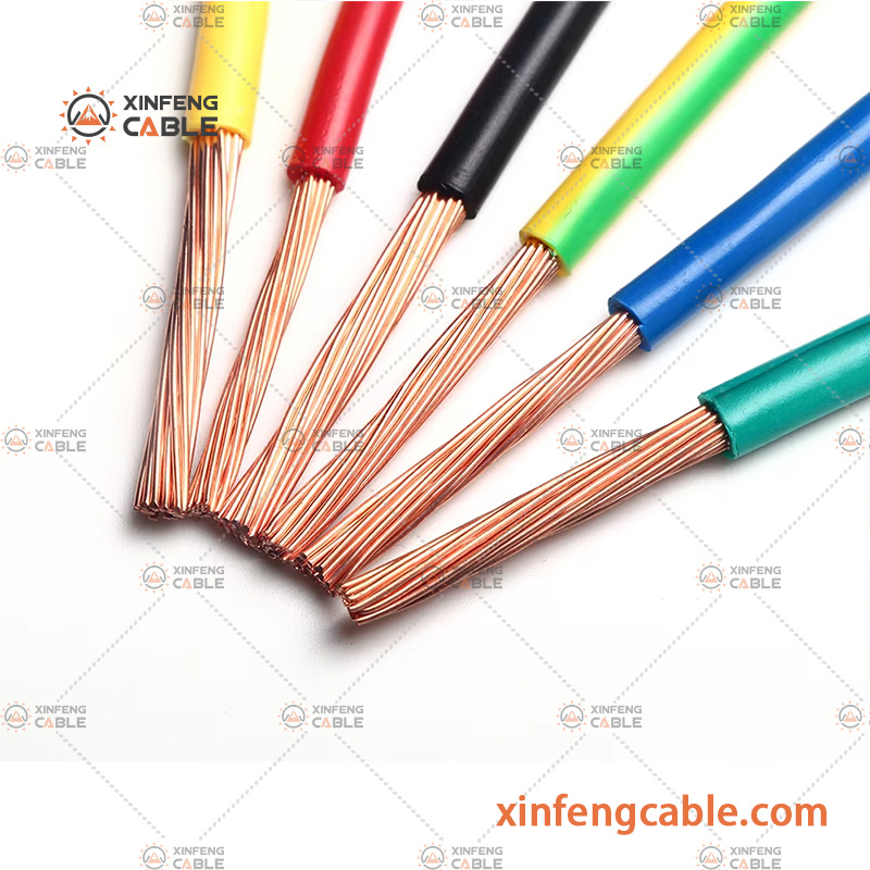Copper Electric Cable BV/Bvr Wires PVC Insulation Sheath From China Manufacture