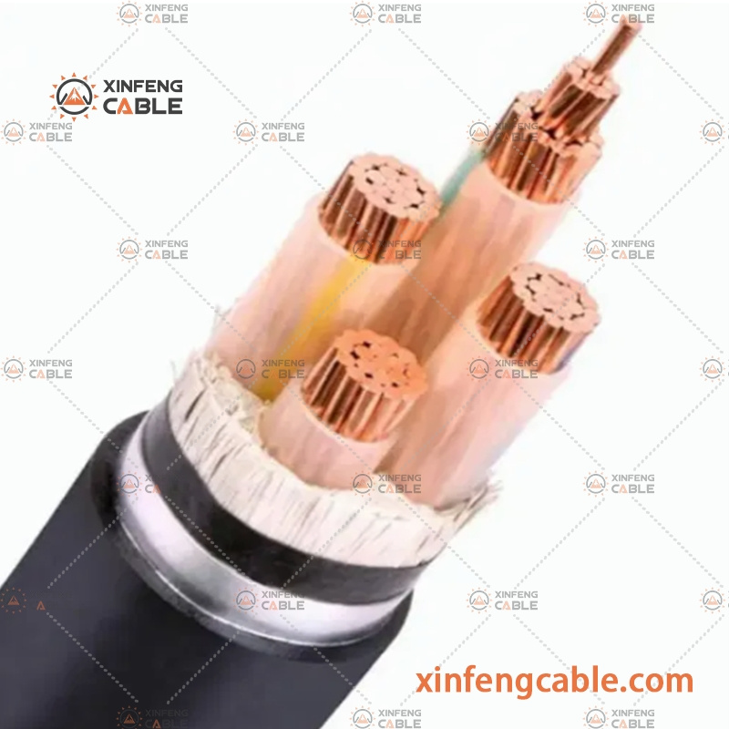 Copper Power Cable Low Voltage Power Cable PVC Jacket Insulated