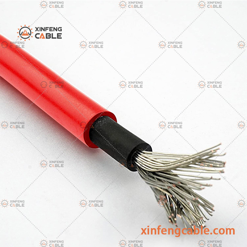 Factory Price Photovoltaic Solar Cable Wire H1z2z2-K 6mm2 DC Cables for Solar Power System