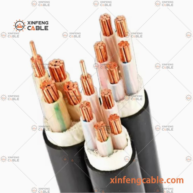 Fire Resistant N2xy Copper Conductor XLPE Insulated PVC Sheathed Power Cable