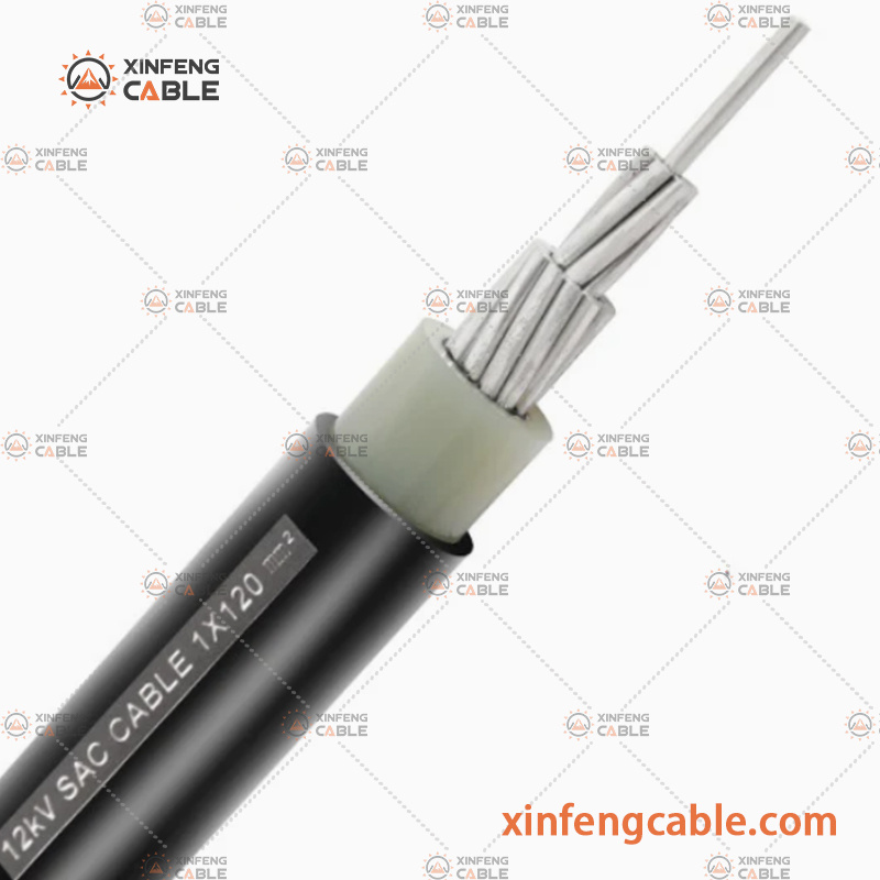 HDPE Single Core Power Aluminum Conductor ABC Medium Voltage Aerial Bundled Cable