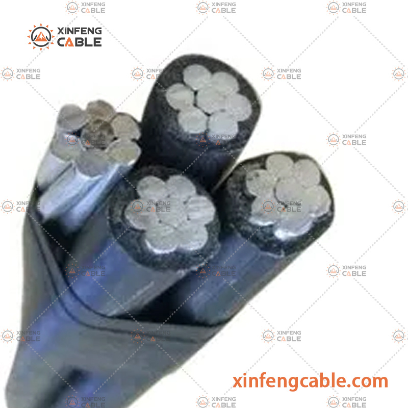High Performance Overhead ASTM/Icea Petella Fusus Oyster Portunus Duplex Service Drop ABC Cable