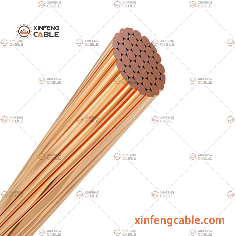 Hot Sale Bare Copper 100mm2 Conductor Copper Wire Power Cable Bcc