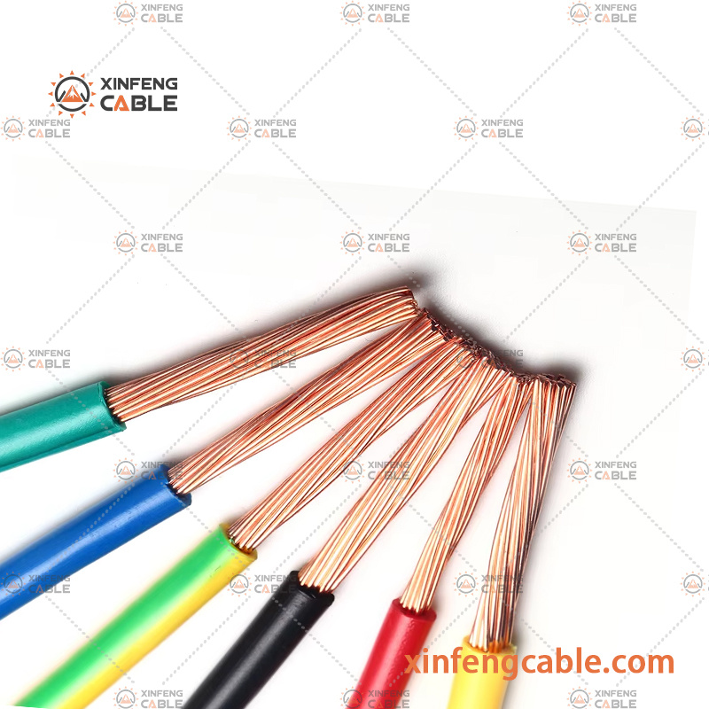 House Wire BV/BVV Copper Conductor PVC Insulation XLPE Sheath Electric Wire Cable