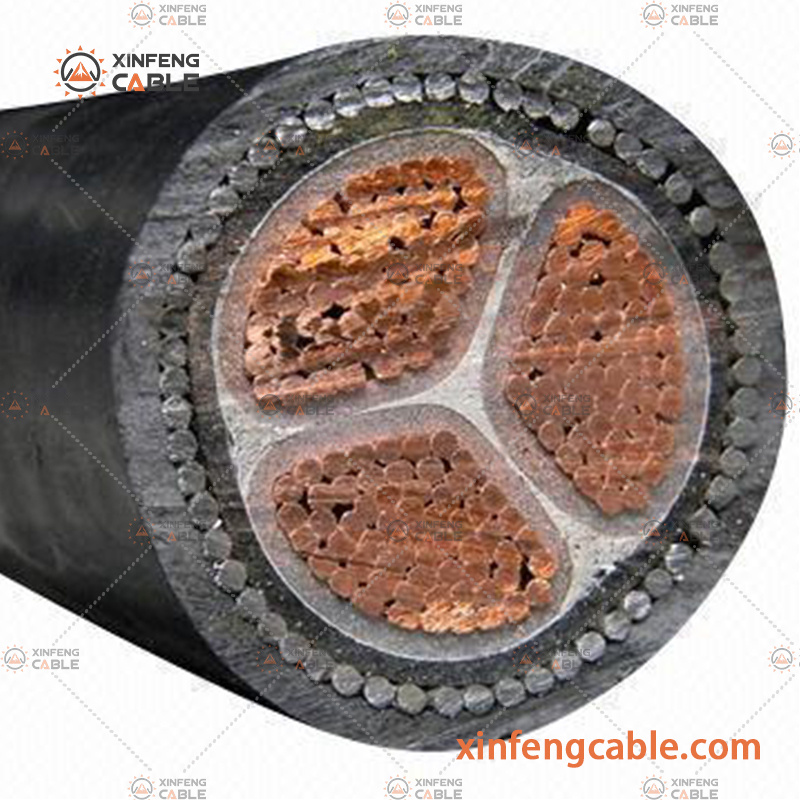 IEC60502 Copper Standard Nyy/Nayy/Na2xy/N2xy/N2xry Power Steel Wire Tape Armored Cable