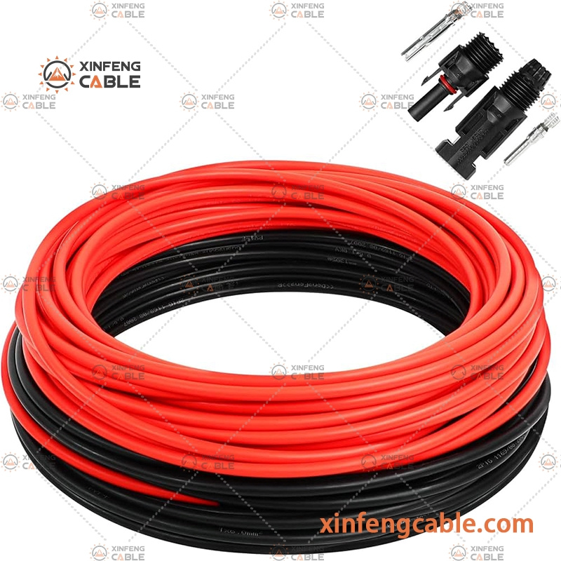 IP68 Waterproof Xlpo Insulated Tinned Copper Solar Wire 2.5mm2 PV Cable