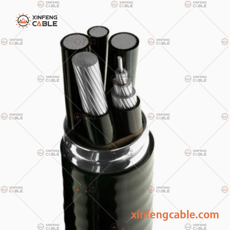 Câble à armure en acier double à faible tension Cu/PVC/Sta/PVC Vav Lvav