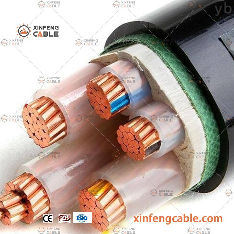 Low Voltage 0.6/1kv Cu/XLPE/PVC Electricity Flxble Cable 3X95+1X50 4c Cu