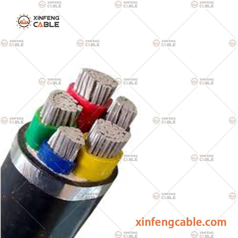 Câble d′alimentation basse tension 0.6/1kv 1 2 3 4 5 Câbles souterrains multicœurs isolés en XLPE