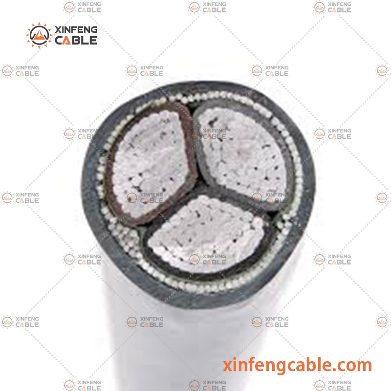 Low Voltage 0.6/1kv XLPE Insulated 3cores 4cores Electric Power Cable