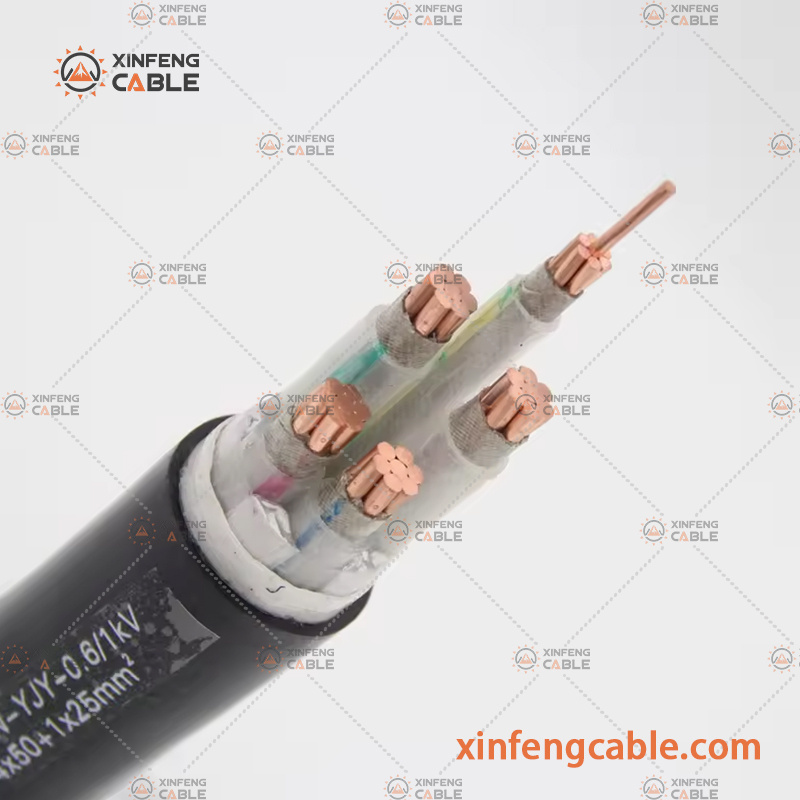 Câble électrique rigide en cuivre à basse tension 3 4 5 10mm 16mm 25mm 35mm 50mm 70mm 95mm