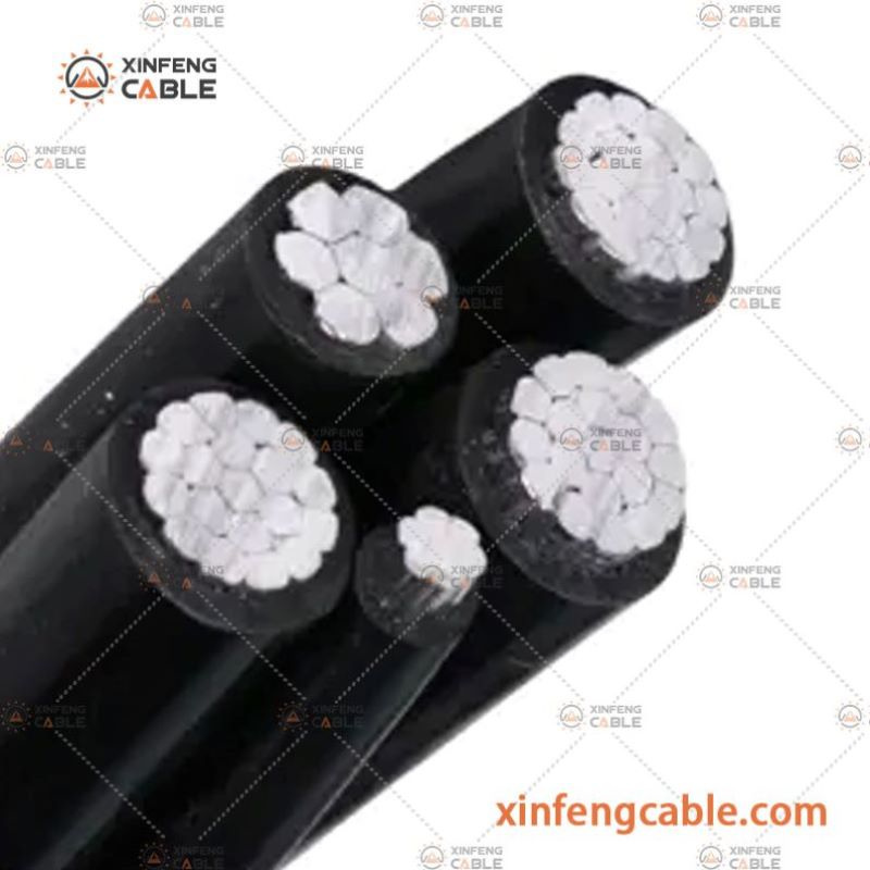 Low Voltage Aerial Bundle Cables (ABC Cable) 2/3/4/5/6 Cores Overhead Aluminum Conductor