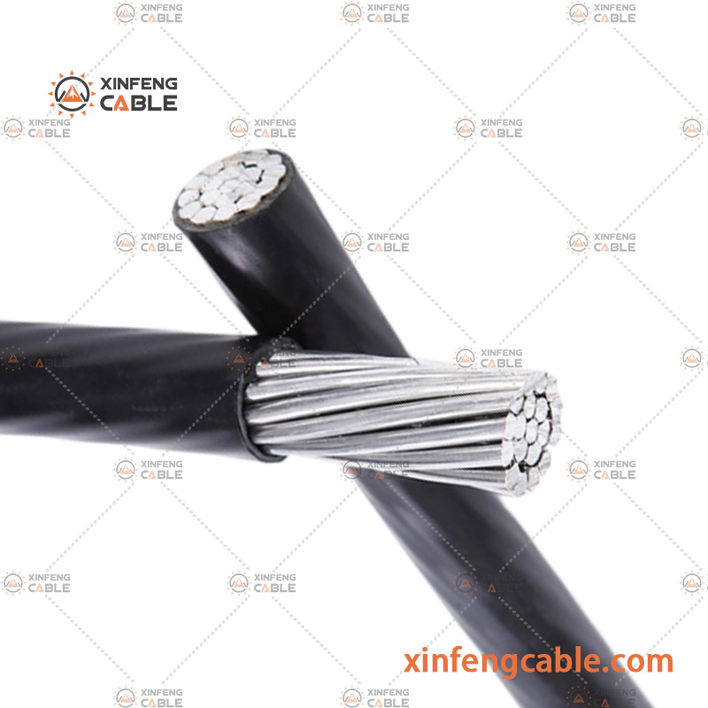 Low Voltage BS7870-5 Standard 4X16 4X25 4X35 4X50 4X70 ABC Aluminum Aerial Bundle Cable