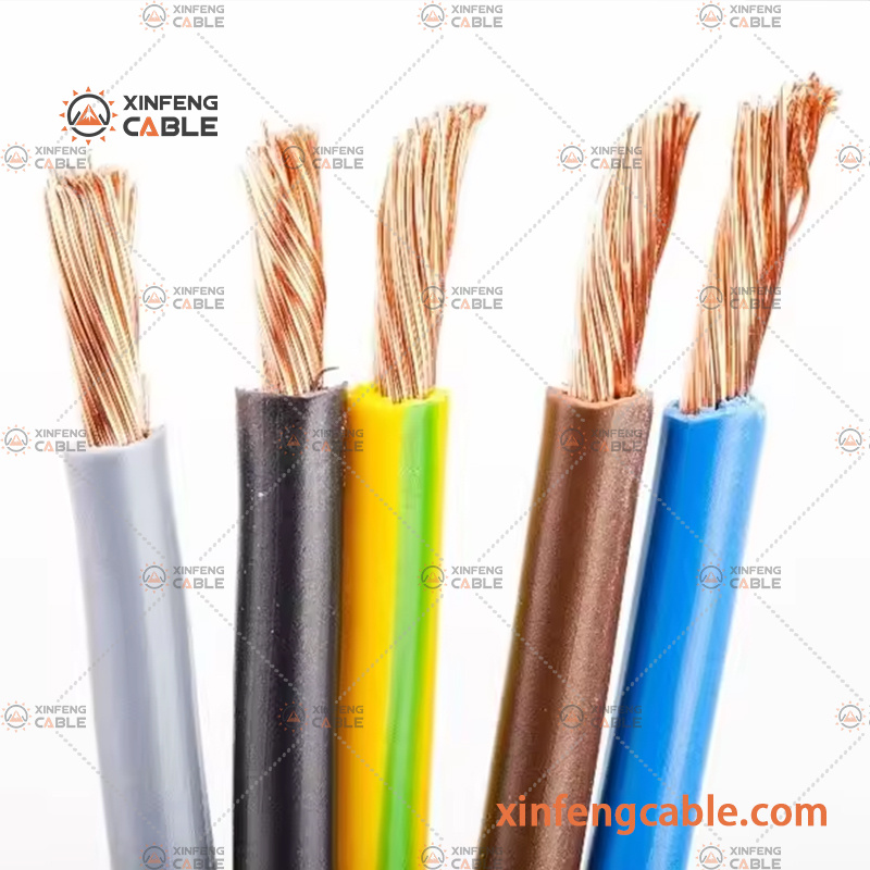 Low Voltage Copper Conductor Flexible Wire Electrical Single Core Cable
