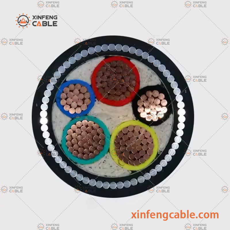 Low Voltage Copper XLPE Swa Armoured 50mm2 Electrical Wire Power Cable