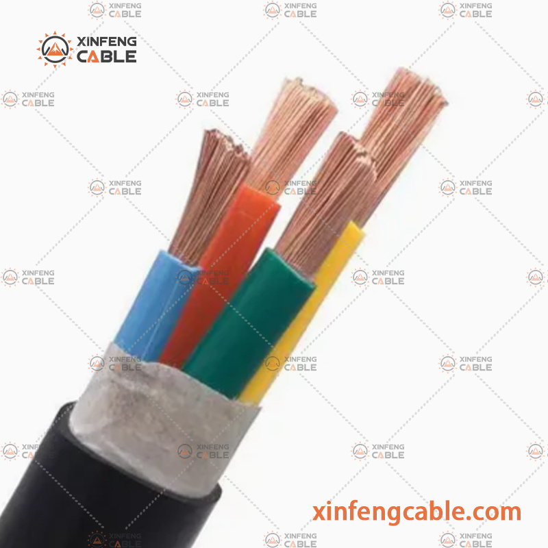 Low Voltage Flexible Copper Conductor XLPE PVC Sheath Electrical Wire Cable