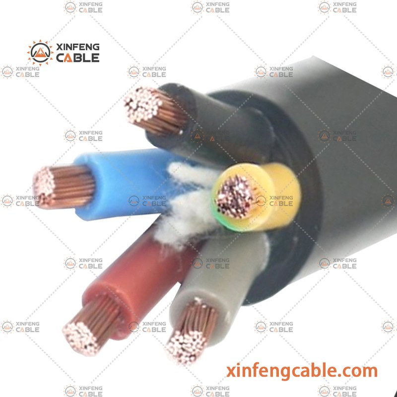 Chine Câble électrique isolé en PVC XLPE à cœur en cuivre solide flexible basse tension fabrication et fournisseur