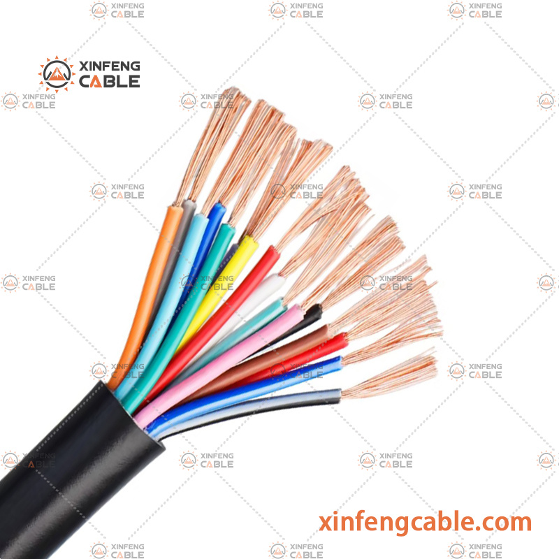 Low Voltage Flexible Wire Copper Conductor Cu/PVC/PVC Electrical Wire Cable