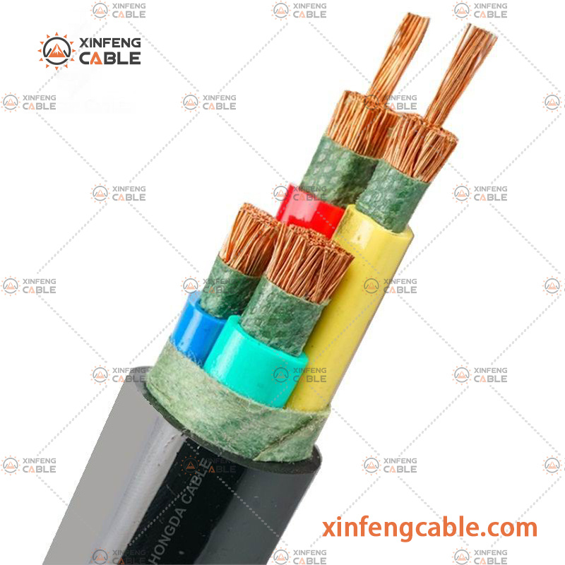 Low Voltage Multi Copper Core PVC Insulated Flexible Wire Power Cable