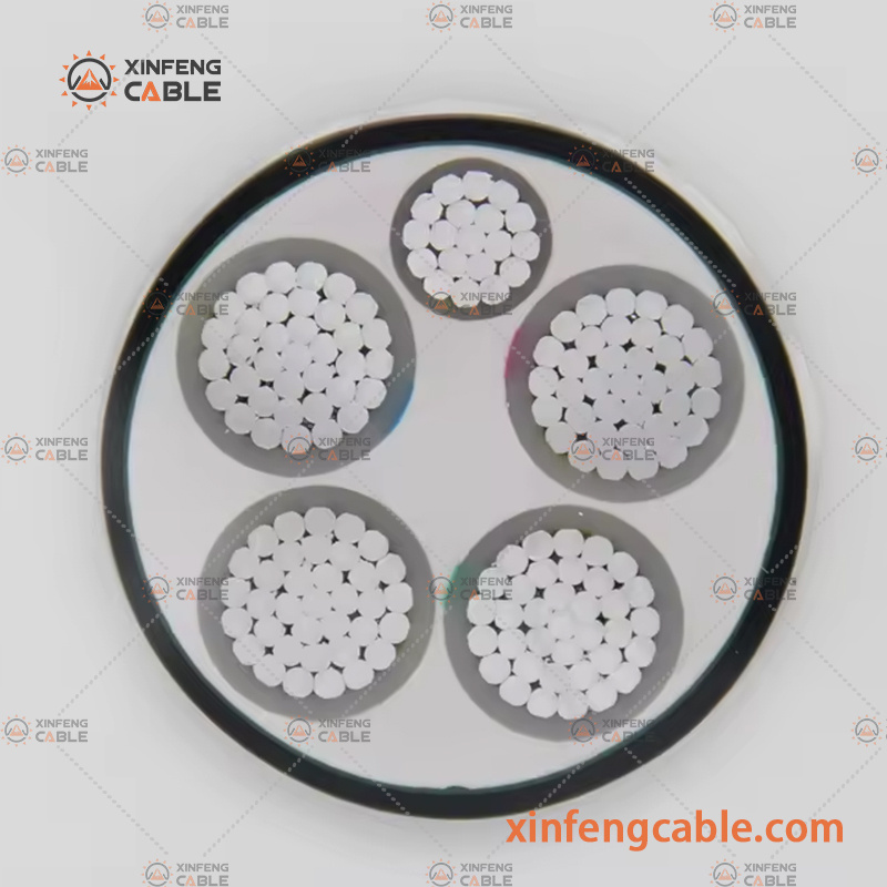 Low Voltage Power Cable Copper/ Aluminum Conductor Unarmoured Electrical