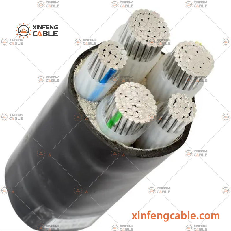 Chine Câble d′alimentation basse tension avec conducteur en cuivre, isolation PVC/XLPE, armé Swa fabrication et fournisseur