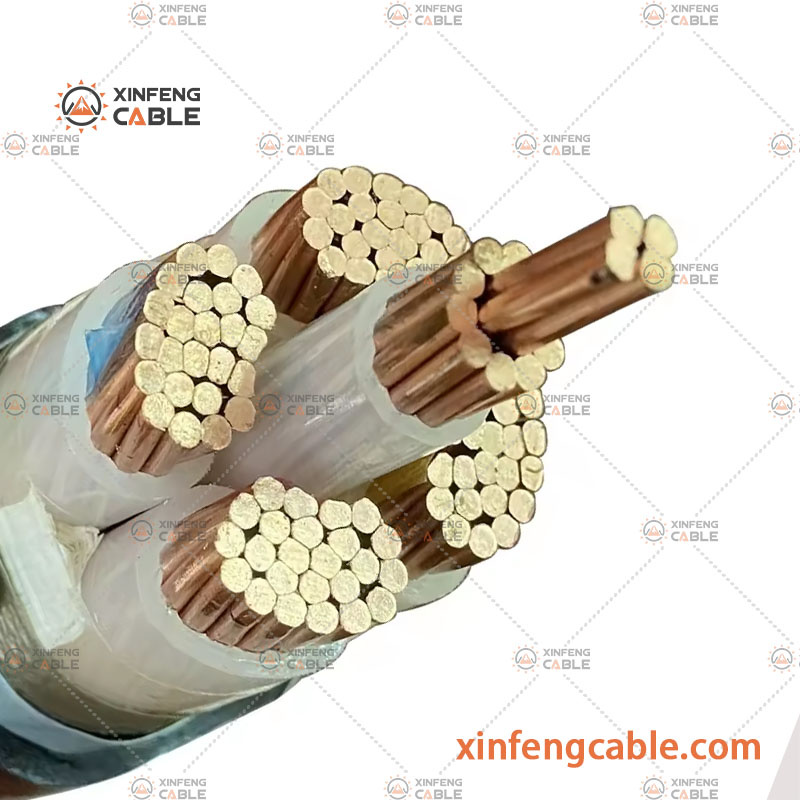 Low Voltage Swa/Sta Armored XLPE Insulated PVC Sheathed Power Cable