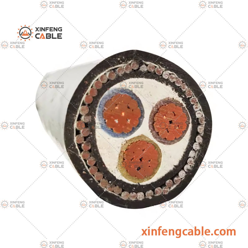 Low Voltage Underground Copper/Aluminum Conductor XLPE Insulated PVC Sheathed Steel Wire Armoured Power Cable