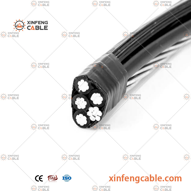 Low Voltage Waterproof Twisted Cable 400V ABC Cables Prc 3X50 54, 6