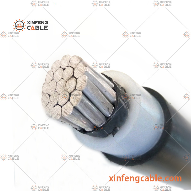Medium Voltage (11-22 kV) ABC Cable Bare Neutral Conductor Single Core Aerial Bundle Cable with XLPE Insulated