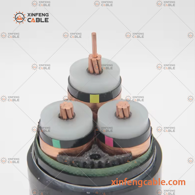 Medium Voltage 6/10 Kv 12/20kv Cu/XLPE/Swa/Sta/PVC Copper PVC Insulated Underground Power Cable
