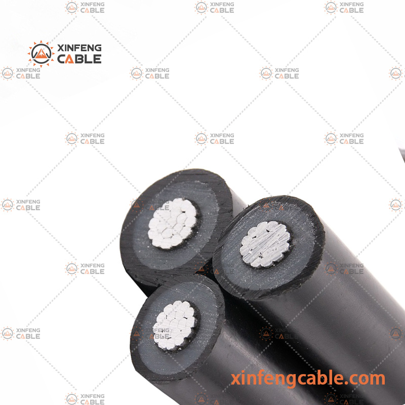 Medium Voltage Aluminum Conductor HDPE/XLPE Insulated Overhead Aerial Bundle Cable